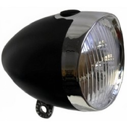 Cycle Tech koplamp Qt Retro 3-led zwart