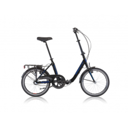 Abrar Nantes 20 inch vouwfiets Zwart Shimano 3SP