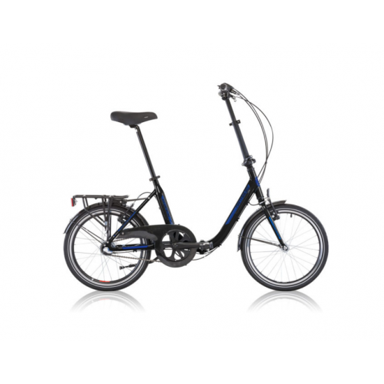 Abrar Nantes 20 inch vouwfiets Zwart Shimano 3SP