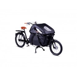 Johnny Loco tweewielbakfiets Coupe De Luxe Nexus 7 rollerbrake Zwart