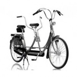 Lintech Linbike 54cm-50cm tandem Zilver Shimano Nexus 7
