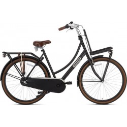 Popal transporter 28 Inch Dames 3V Terugtraprem Matzwart